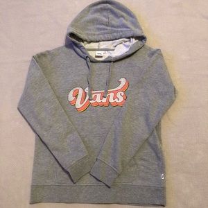 Womens Gray Vans hoodie